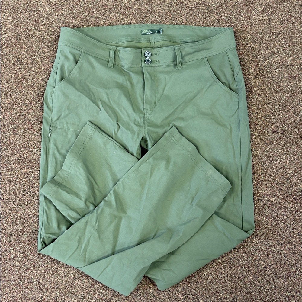 Prana Green Casual Pants/Hiking